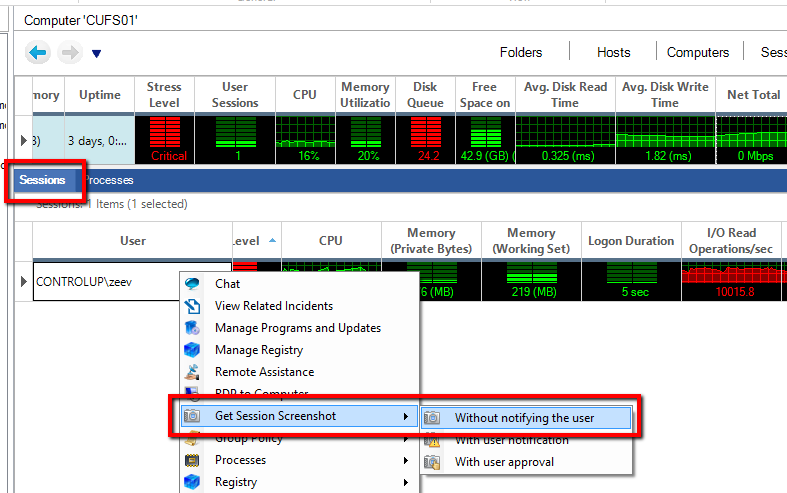 Hyper V Real Time Performance Monitoring And Management Controlup 5872
