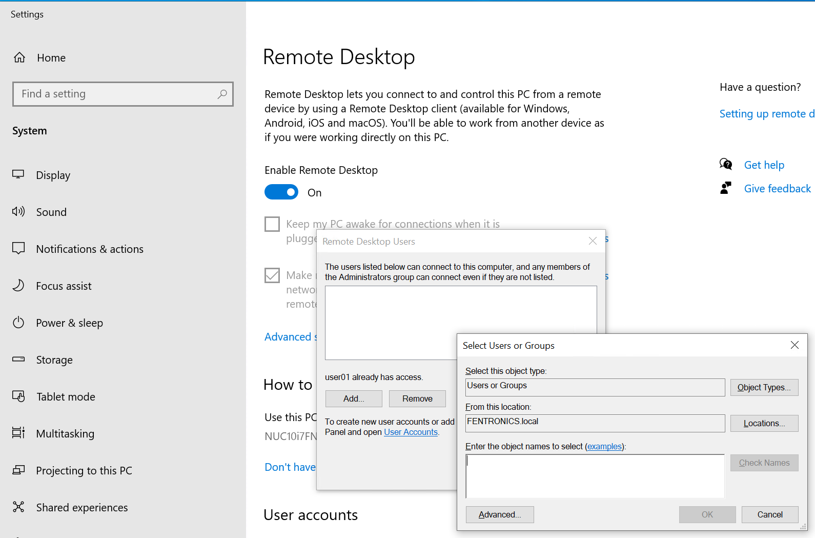 remote desktop