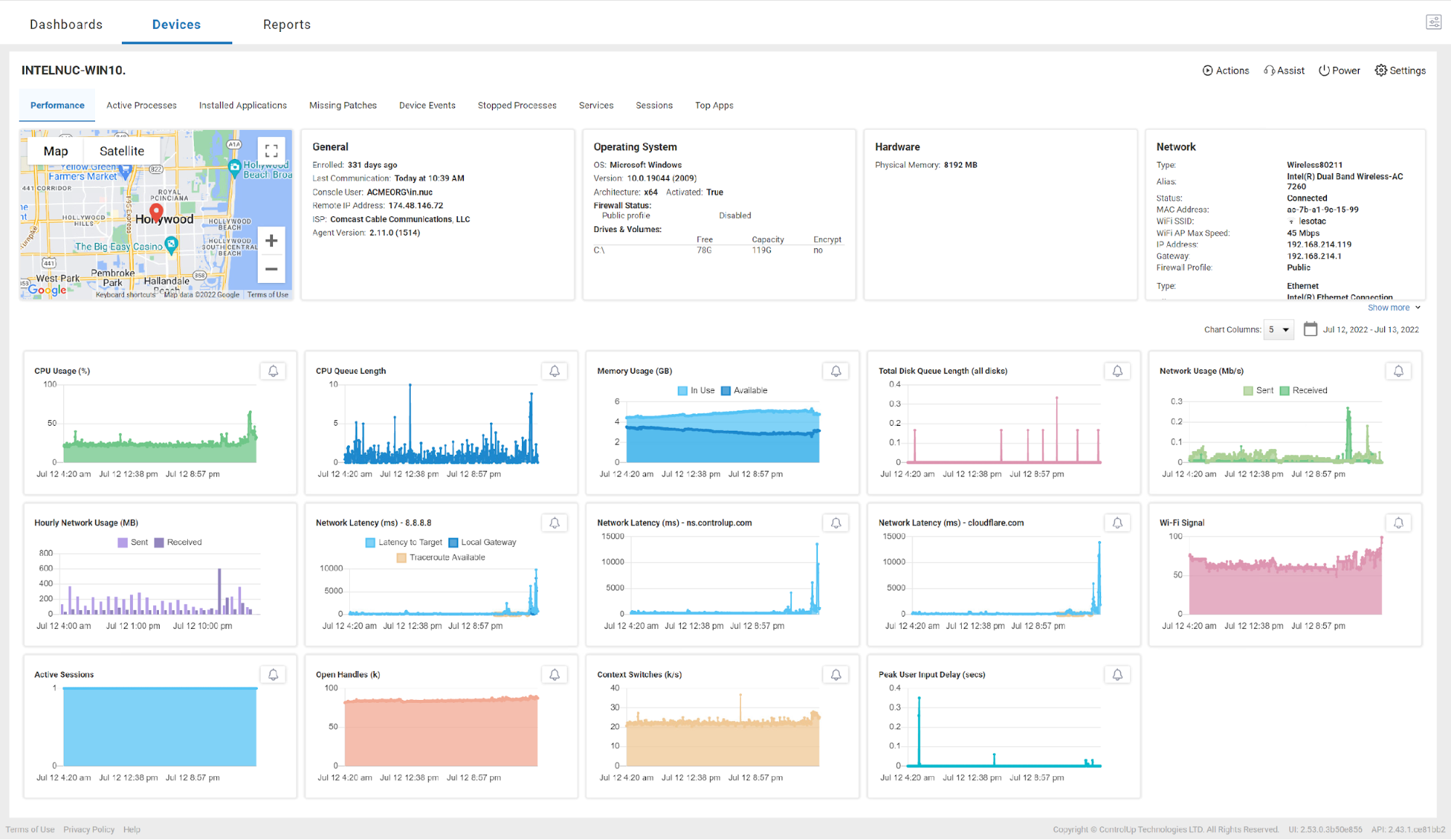 The problem may have also stemmed from another application. Again, using the Edge DX dashboard, you can see what other applications were running at the same time and view the device’s logs.