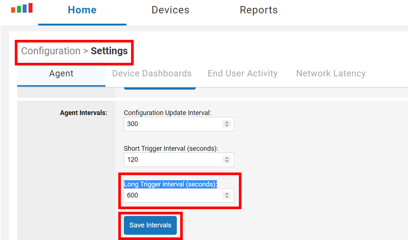 Config Settings