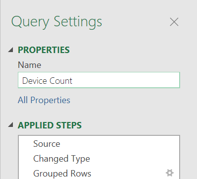 Query Settings 2