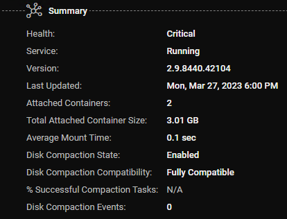 FSLogix on a machine with compatible Disk Compaction